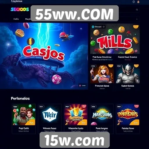 Análise das funcionalidades do site de jogos 55ww.COM